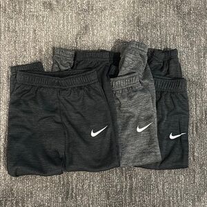 Nike Dri-Fit Kids' Black and Gray Joggers